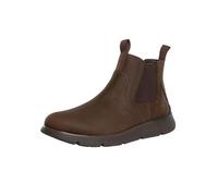 Skechers Bottines Augustino PauloAnkle pour homme, Cuir marron chocolat, 46 EU