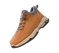 Bottes pour homme tendance et décontractées respirantes à fond plat Chaussures décontractées d'hiver rembourrées chaudes pour homme Activités de voyage pour enfants 2, marron, 39 2/3 EU