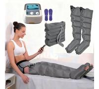 Bottes Pressothérapie 6 Chambre︱ Pressotherapie Jambes Et Ventre Et Bras︱ Pressothérapie Machine De Drainage Lymphatique De Pression d'Air Pour Appareil Circulation Sanguine