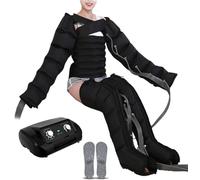 Bottes Pressothérapie 6 Chambres, Pressotherapie Jambes Et Ventre, Corps Complet Appareil Pressothérapie Drainage Lymphatique, Massage Jambes Circulation, Pression Réglable, Minutage