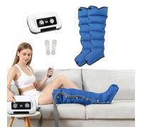 Bottes Pressothérapie Drainage Lymphatique, Appareil Circulation Sanguine Jambes, Botte De Compression 6 Chambre Pression Réglable, Lipoedeme Appareil, Anti Jambes Lourdes
