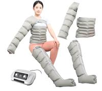 Bottes Pressothérapie, Drainage Lymphatique Jambes, Pressotherapie Jambes Et Ventre Et Bras, Massage Lymphatique, Massage Jambes Circulation Sanguine Jambes Et Lymphatique (1 bras + 1 jambe + taille)