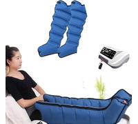 Bottes Pressothérapie Jambes 6 Cavités Drainage Lymphatique Jambes,Drainage Lymphatique Jambes,Favoriser La Circulation Sanguine, Soulager La Fatigue De La Dou (2 jambes)