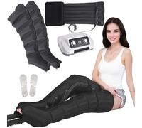 Bottes Pressothérapie Jambes, Massage par Compression Air, Drainage Lymphatique Corps Complet, Anti Jambes Lourdes, Soulagement Jambes Lourdes, Douleurs Musculaires et Rétention d'Eau