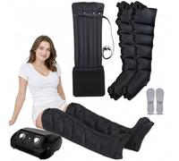 Bottes Pressothérapie Lymphatique | Pressothérapie Drainage Lymphatique Jambes Et Ventre Et Bras Professionnel 6 Chambres, Circulation, 30-240 Mhg Réglables