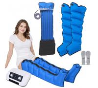 Bottes Pressothérapie Lymphatique | Pressothérapie Drainage Lymphatique Jambes Et Ventre Et Bras Professionnel 6 Chambres, Circulation, 30-240 Mhg Réglables