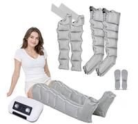 Bottes Pressothérapie Lymphatique | Pressothérapie Drainage Lymphatique Jambes Et Ventre Et Bras Professionnel 6 Chambres, Circulation, 30-240 Mhg Réglables