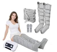 Bottes Pressothérapie Lymphatique | Pressothérapie Drainage Lymphatique Jambes Et Ventre Et Bras Professionnel 6 Chambres, Circulation, 30-240 Mhg Réglables