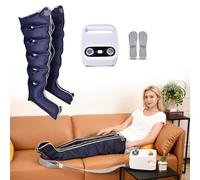 Bottes Pressothérapie, Pressotherapie Lymphatique Jambes Et Ventre Et Bras Et Taille, Appareil Circulation Sanguine Jambes, Machine De Massage Pour Soulager Douleur (Blue, 2 legs)