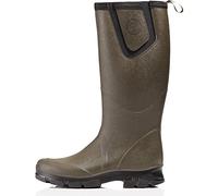 Bottes Professionnelles Homme Néopr?ne et PU Chasse P?Che Semelles Antidérapantes Lég?res Silencieuses et Élastiques Semelles Géométriques(Vert, 44)