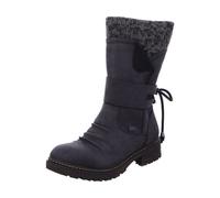 Bottes - Rieker - Femme - Gris - Haute - Lacets - Synthétique - TEX - Chaude 41