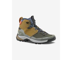 Bottes Salewa Puez 2 Mid Powertex gris marron bleu - 42.5