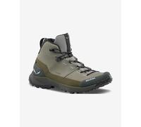 Bottes Salewa Puez Leather Mid Powertex gris vert tige - 44