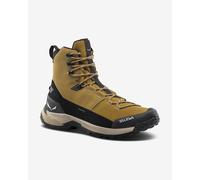 Salewa - Chaussures chaudes polyvalentes - Puez Winter Mid Ptx M Golden Brown/Black pour Homme - Taille 8,5 UK - Marron Marron 8.5 UK