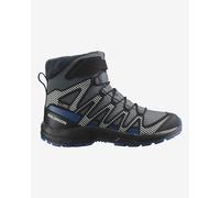 Bottes Salomon XA Pro V8 Winter ClimaSalomon Waterproof gris foncé bleu enfant - 36