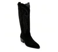 Bottes Santiagos Ajourées en à Motifs Floraux Rehausse votre garde-robe avec des bottes hautes au style western affirmation, disponibles et deux déclinaisons uniques pour varier les plaisirs. Conçues