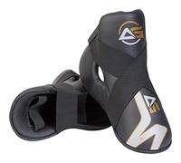 Bottes semi-contact pour kickboxing, rembourrage en mousse pour enfants, protection des pieds de taekwondo pour karaté (taille S)