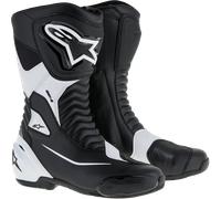 Alpinestars Bottes de moto SMX‑S Noir/Blanc Homme EU 44