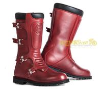 Bottes Stylmartin Continental Rouge dans la Peau