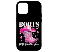 Bottes sur Le Sol jusqu'à la 6e année 1er Jour d'école Coque pour iPhone 12/12 Pro