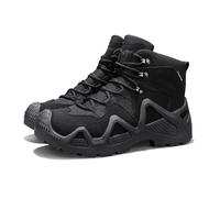 Bottes Tactiques pour Hommes, Anti-Collision, Support de Cheville, Bottes de Combat imperméables pour Le Travail Militaire et Les Missions de sécurité(Black,44 EU)