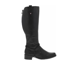 Bottes talon décroché bas - Rieker - Femme - Synthétique - Fermeture zippée - Noir 36