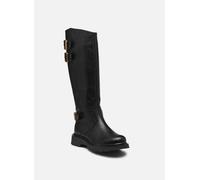 Tamaris Femme Damen Long Boot Flat 1-25623-45 Botte Haute Jusqu'au Genou, Noir, 36 EU