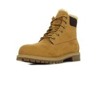 Bottes Timberland 6"" premium WP Shearling Wheat - Enfant - Haute - Marron - Lacets - Unisexe 38