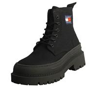 Bottes Tommy Jeans FOXING EN0EN01903-BDS - Femme - Noir - Lacets - Caoutchouc 36