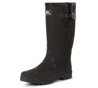 Bottes - Trespass - Elena - Noir à pois - Haute - Boucle de serrage - Plat 39