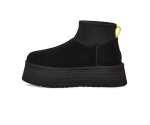 Bottes Ugg Australian W Classic Mini Dipper - Noir - Femme - Cuir - Basse 41