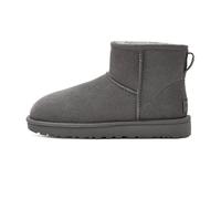 Bottes - UGG - Classic Mini II - Gris - Tige en cuir - Semelle Treadlite - Résistantes à l'eau 36