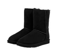 Bottes UGG Classic Short Pour Hommes En Suède Shearling Noires Bnwt 40