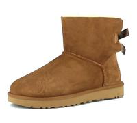Bottes - UGG Mini Bailey Bow II - Cuir - Marron - Semelle en caoutchouc - Résistantes à l'eau 33