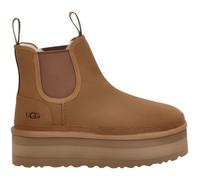 Ugg - Bottines à plateforme - W Neumel Platform Chelsea Chestnut pour Femme en Laine - Taille 9 US - Marron Marron 9 US