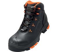 bottes uvex 2 S3 noir, orange largeur 12 taille 49