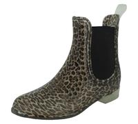 Bottes Wellington Design Léopard Spot On Pour Femmes, à Enfiler