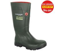 Dunlop Bottes Wellington extérieures Purofort Terrapro Vert pour hommes