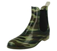 Bottes Wellington Pour Femmes Spot On Casual À Enfiler En Synthétique X1R217