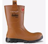 Bottes Wellington Pour Hommes Dunlop Purofort RigPRO Imperméables Marron