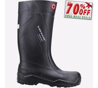 Bottes Wellington S5 De Sécurité Complètes Pour Hommes Dunlop Purofort+ Noires