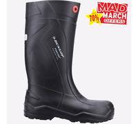 Dunlop Bottes Wellington Purofort+ S5 de sécurité complètes pour hommes Noires