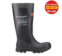Dunlop Bottes Wellington TerraPro Unisexe à embout acier de sécurité Noires