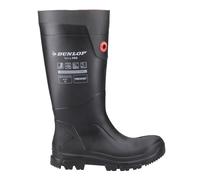 Dunlop Bottes Wellington TerraPro Unisexe à embout acier de sécurité Noires