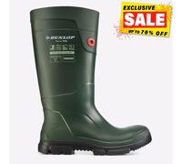Bottes Wellington Unisex De Sécurité Complètes Dunlop TerraPro Vertes