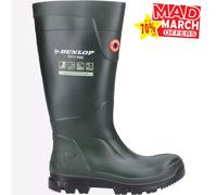 DUNLOP Protective Footwear, LJ0KL01, Purofort TerraPRO, Vert/Noir, Taille 35 EU