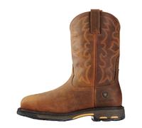 Bottes western à bout carré large et embout en acier Ariat WorkHog Marron 43 Large
