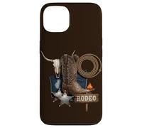 Bottes Western Bull Skull Rodeo Ranch Country Style Coque pour iPhone 13