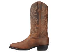 Bottes western en cuir Ariat Heritage R Toe Marron 44,5