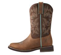 Bottes western en cuir femme Ariat Delilah Round Toe Marron 37,5